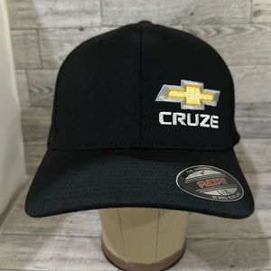 Chevrolet Cruze black fitted baseball cap hat new